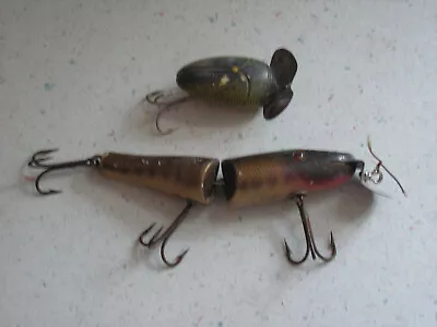 Vintage C.C.B.& Co. Rare Pike Fishing Lure 9-2-20 Glass Eye Millsite Paddle Plug • $30