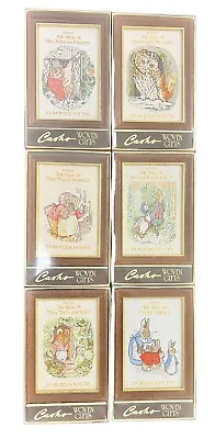 £156.53 • Buy Cashs Woven Silk Pictures Beatrix Potter  J & J Cash London Complete Set Six (6)