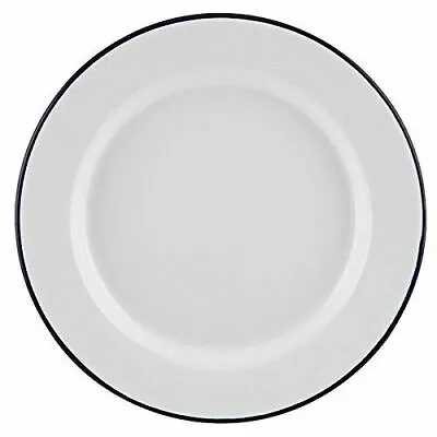 Falcon Enamel Dinner Plate 20cm Roasting Baking Serving Camping Pie Dish Caravan • £5.22