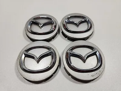 Mazda Alloy Wheel Centre Caps Genuine Set Rim 2874 57mm Hubcaps EOM Badge Rim • $39