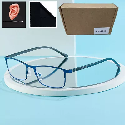 Men Metal Frame Myopia Nearsighted Student Glasses -0.5 -1.0 -1.5 -3.5 -6.0E • $6.99