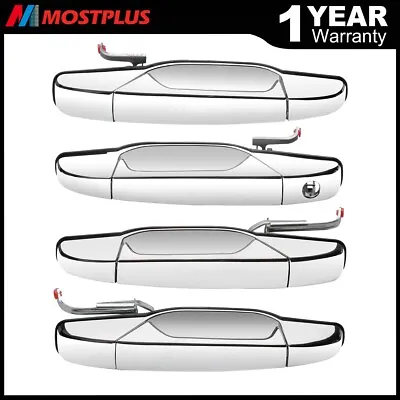 4PCS Front+Rear Exterior Door Handles For 07-13 Chevy Silverado Tahoe GMC Sierra • $28.99