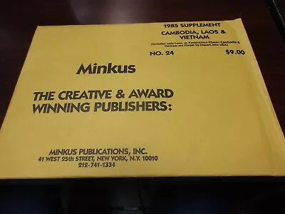  Minkus   1985  Supplement Cambodia Laos & Vietnam  W/free Shp. • $12.95