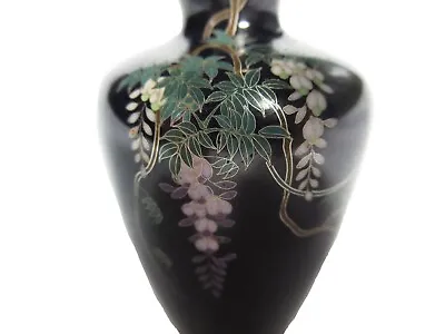 CLOISONNÉ Silver WIRE Vase JAPANESE Meiji PERIOD Silver WIRE • $750