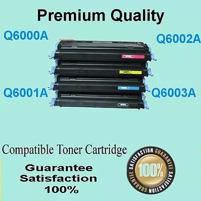 4 X Toner Cartridge Q6000A Q6001A Q6002A Q6003A For HP Laserjet 1600 2600N 2605 • $118