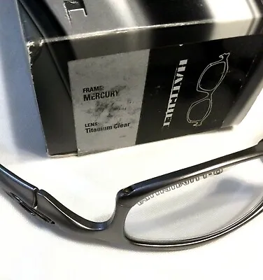 NEW OAKLEY HATCHET SUNGLASSES Mercury W/ Titanium Clear O-LUMINUM Etched Lenses • $799.99