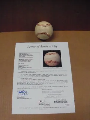 1975 Los Angeles Dodgers Signed Feeney Baseball Pen JSA Letter Alston Sutton  • $239.95