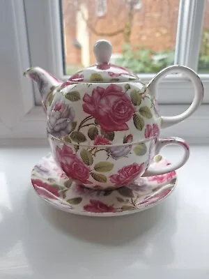 Maxwell Williams Tea For One 'Tea Rose'  • £15.99