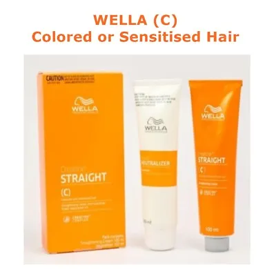 Wella C Straight Hair Cream Creatine Colored Sensitized Permanent • $16