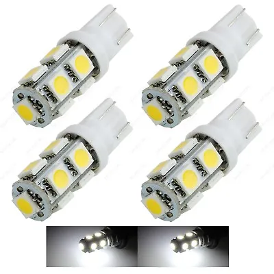 4 X White Back Up Reverse Light Bulbs 9 SMD 5050 LED 168 T10 921 912 194 + TOOL • $7.99