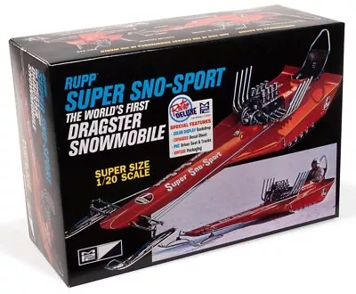 1:25 MPC Rupp Super SNO-SPORT Snowmobile Dragster *PLASTIC MODEL KIT* MISB!  • $32.99