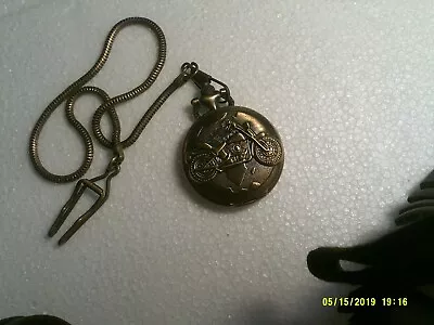 Debull Motorcycle Pocket Watch Running • $34.99