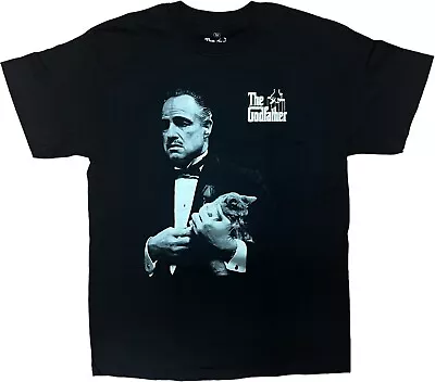 The Godfather Marlon Brando Silhouette Men's T-Shirt Black Medium • $17.95