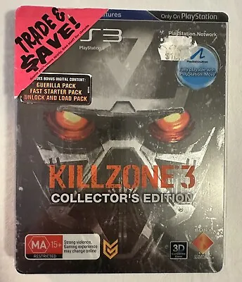 PS3 Killzone 3 Collector's Edition Steelbook PlayStation 3 Preowned Free Postage • $22