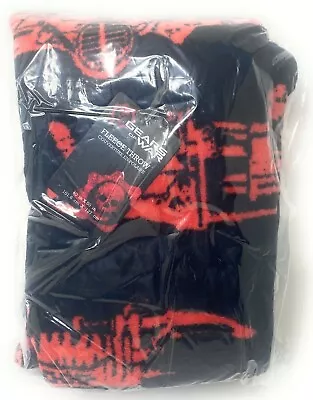 Gears Of War Fleece Throw Blanket 40  X 50  Guns RED BLACK By Loot Crate Gaming • $13.99