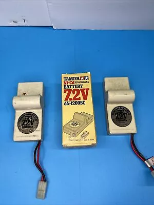 Old Vintage Tamiya Ni-cad 7.2v 1200mah 6n-1200sc Batterys For Remote Control Car • $39.99