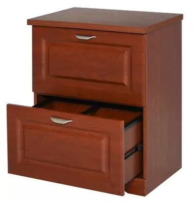  HomCom  Brown 2-Drawer File Cabinet Organizer With Spacious Tabletop • $75