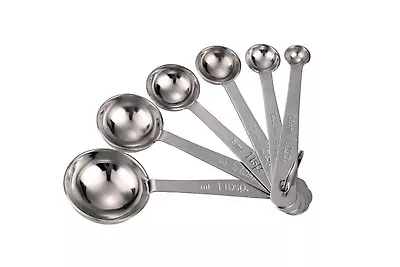 Heavy Duty Stainless Steel Metal Measuring Spoons Commercial Grade NEW • $9.99