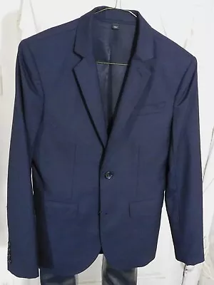 J Crew Crewcuts Ludlow Size 14 Navy 2 Button Wool Blazer • $37.99