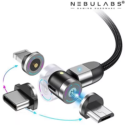 Magnetic Fast Car Charger Thunderbolt Cable Charging Android Magnet Charge Cord • $9.99