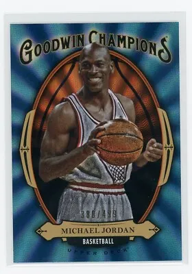 Michael Jordan 2020 Upper Deck Goodwin Blue #GB-4 #'d 380/499 • $49.99