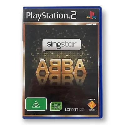 $9 • Buy Mint Disc SingStar Abba Sony Playstation 2 PS2 Complete