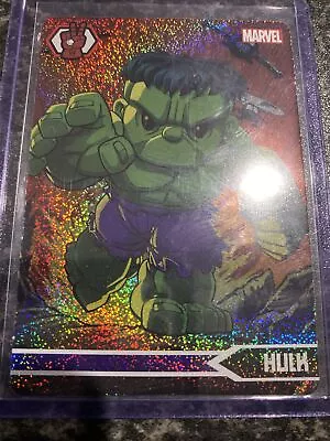 Marvel Ooshies Collector Card Hulk Shimmer Parallel. • $0.99