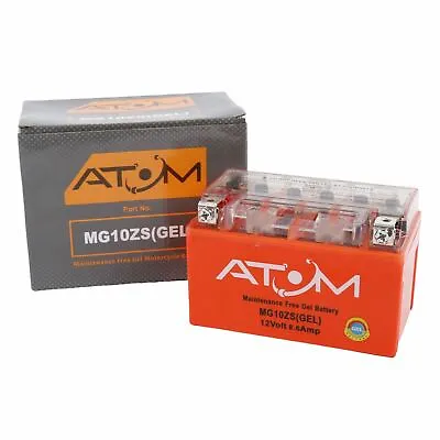 MG10ZS Atom Gel Motorcycle Battery For Kawasaki Z 650 17-19 • £35.99