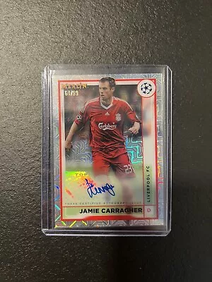 Topps Merlin UCC 2022/2023 Jamie Carragher Car 61/99 Liverpool FC • £12.85