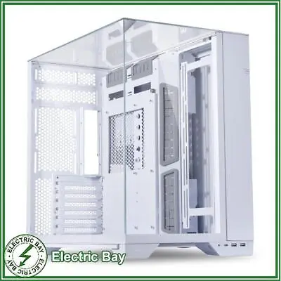 Lian Li O11 Vision Tempered Glass White Full Tower Gaming PC Case • $259