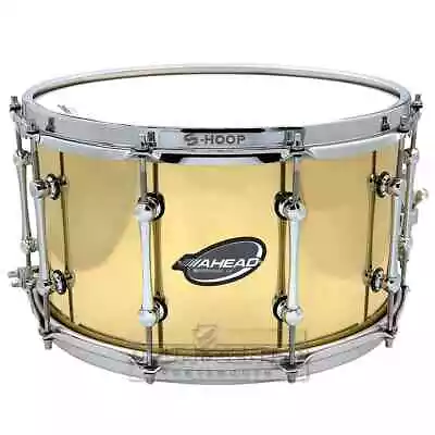 Ahead 3mm Cast Bell Brass Snare Dum 14x8 Polished W/Trick Throw-Off • $934.99