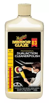 Meguiars M83 Mirror Glaze Dual Action Cleaner Polish - 32 Oz. • $37.18