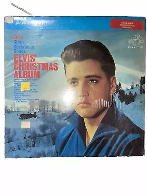 Elvis' Christmas Album RCA LSP-1951e 1st Pressing Army Photos GERMANY EX-/EX- • $28