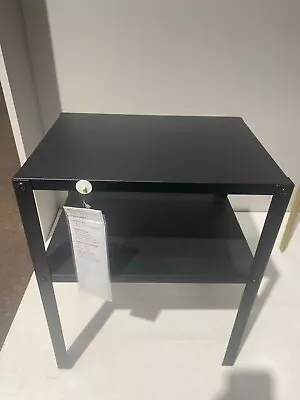Brand New Ikea KNARREVIK Bedside Steel Table Black 37x28 Cm 303.811.83 • £21.99