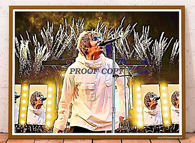 Liam Gallagher Poster - Knebworth  - Oasis - Friday Night - Digital -  A3 Print • £16.95