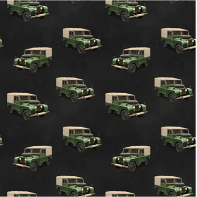 £9 • Buy 100% Cotton Fabric Nutex World War Vehicles Truck Car Army