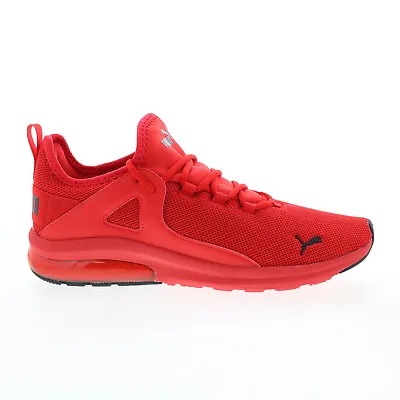 Puma Electron 2.0 38566903 Mens Red Canvas Lace Up Lifestyle Sneakers Shoes • $39.99