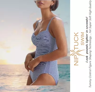 Nip Tuck Swimsuit  Size 8 Tummy Control Figure Shaping Technology Multifit Cup  • $21.95