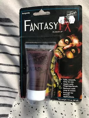 Burgundy Mehron Fantasy FX Face Paint Water Based Professional Make-up Tube 30ml • £5.90