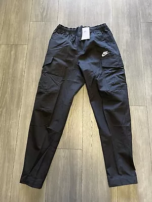 Nike NSW Sportswear Woven Unlined Utility Cargo Pants Black Sz Small DD5207-010 • $60