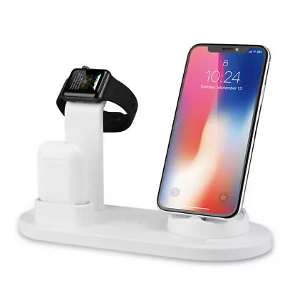 4 In 1 Wireless Charger Dock Charging Station For Apple IPhone Airpods IWatch AU • $17.92