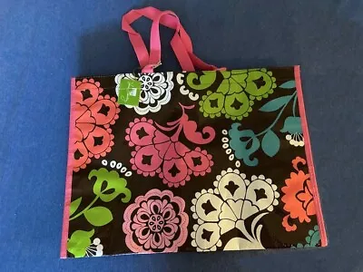 NWT Nice Large Vera Bradley MARKET TOTE ‘Lola’ Pretty Preppy Colors: Pnk Blu Grn • $15