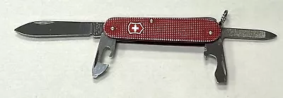 Victorinox Swiss Army Knife Cadet Red Alox 84MM Axxx • $32