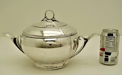 Danish Sterling Silver Midcentury Modern Serving Tureen Bowl W Lid Bratland 1936 • $2499.99