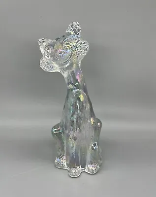 Fenton Alley Cat Crystal Carnival By Mosser USA • $159.99