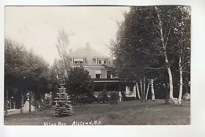 Real Photo Postcard Vilas Residence Alstead NH • $7.50