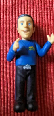 The Wiggles -  Anthony The Blue Wiggle PVC Action Figure - Caketopper (2013) 7cm • $9