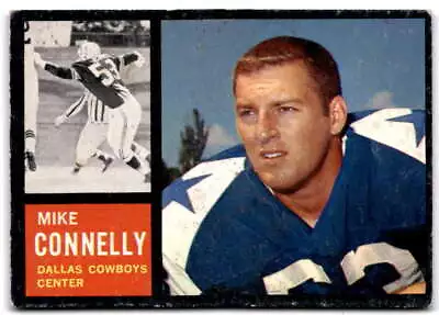 1962 Topps #44 MIKE CONNELLY RC Rookie  Dallas Cowboys Football Trading Card  • $4.99