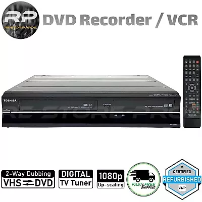 $329.97 • Buy Toshiba DVR670 DVR670KU DVD VCR Combo Player VHS To DVD Recording HDMI TV Tuner