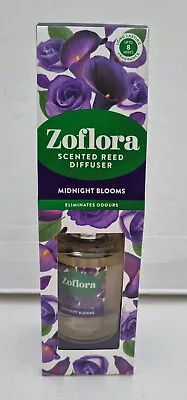 Zoflora Midnight Bloom Reed Diffuser - Lasts Up To 4 Months - Eliminates Odours  • £8.79